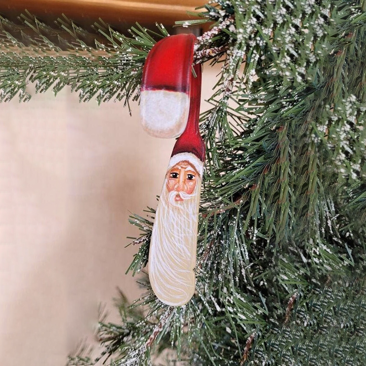 🔥LAST DAY🔥 [Early Christmas Promotion] !!! - Curly Fork Santa Christmas Ornament