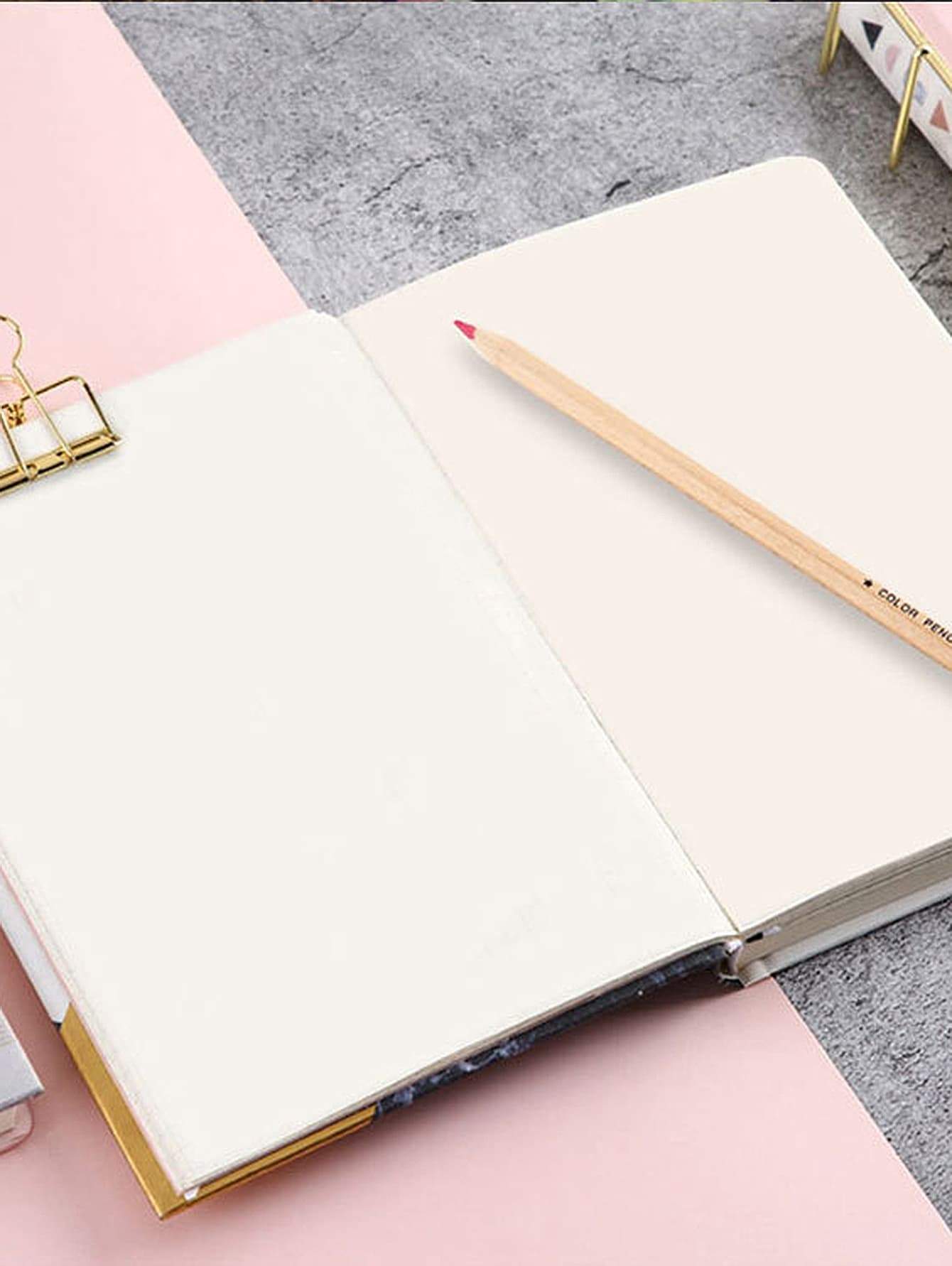 Marble Pattern Cover Notebook 1pc