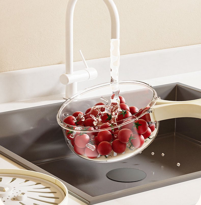 (🔥TikTok Summer SALE) - Multifunctional fruit and vegetable washing bowl