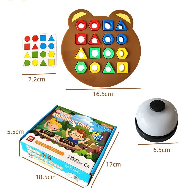 (🎄EARLY CHRISTMAS SALE - 50% OFF) 🎁Shape Matching Game,🚚Buy 2 Free Shipping