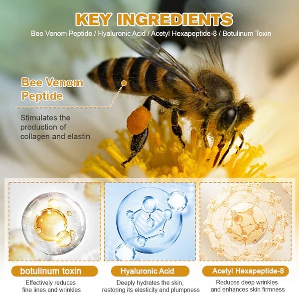 (Made and Shipped from USA) 🧑‍⚕️NEGUSY® Botox Bee Venom Wrinkle Removal Cream