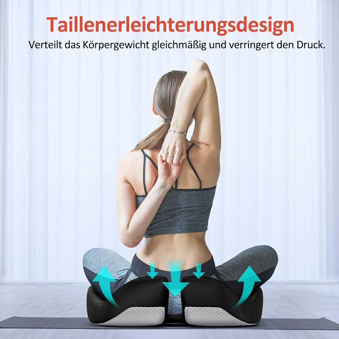 🔥LETZTER TAG 49 % RABATT🔥Ergonomisches Sitzkissen aus Memory Foam