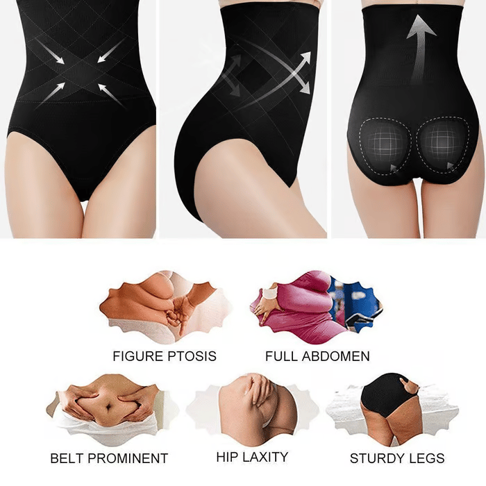 🏆Kaufen Sie 1, erhalten Sie 1 kostenlos🎉Shapewear-Höschen mit hoher Taille und Bauchkontrolle