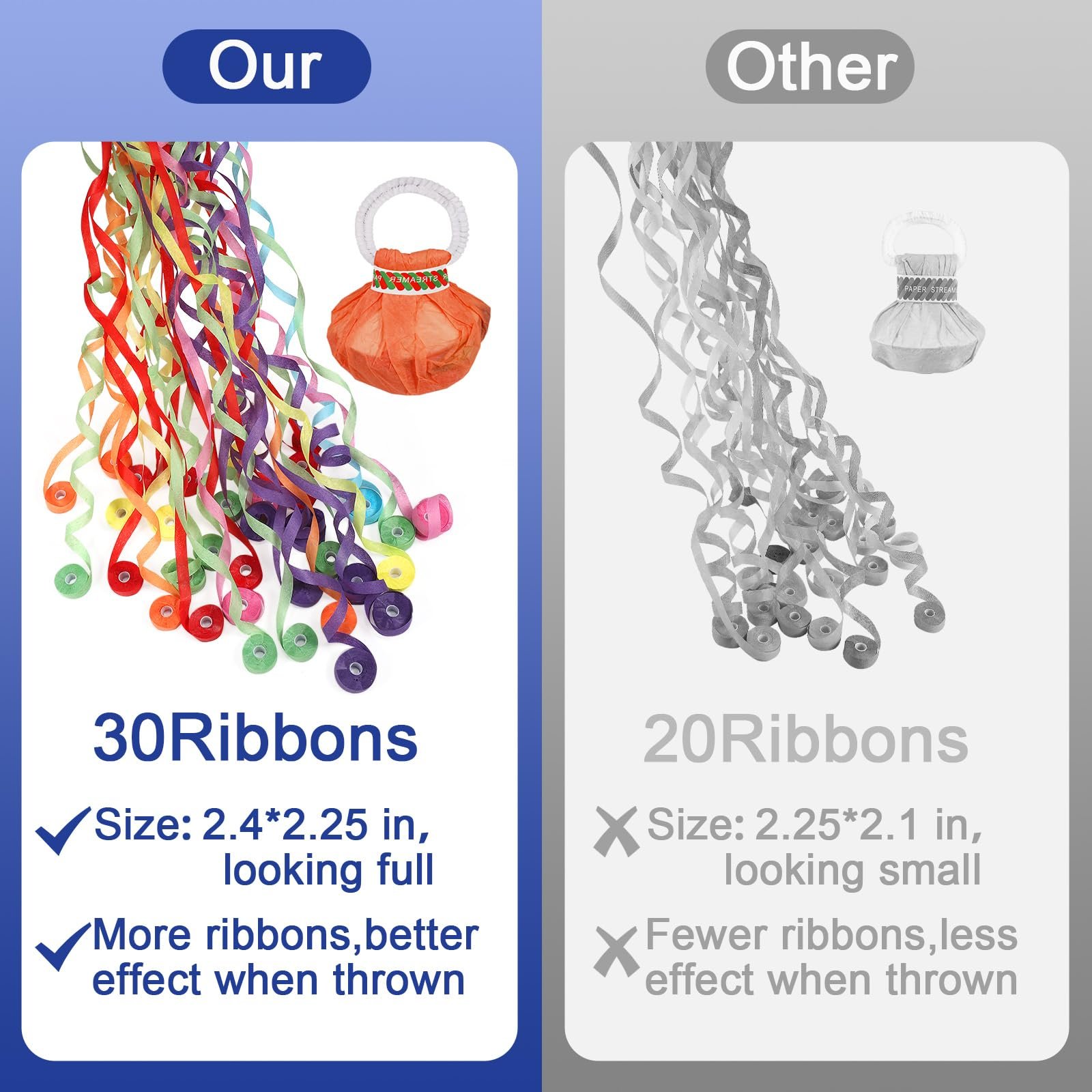 🔥Last Day Promotion 50% OFF💥Hand Thrown Streamer Poppers