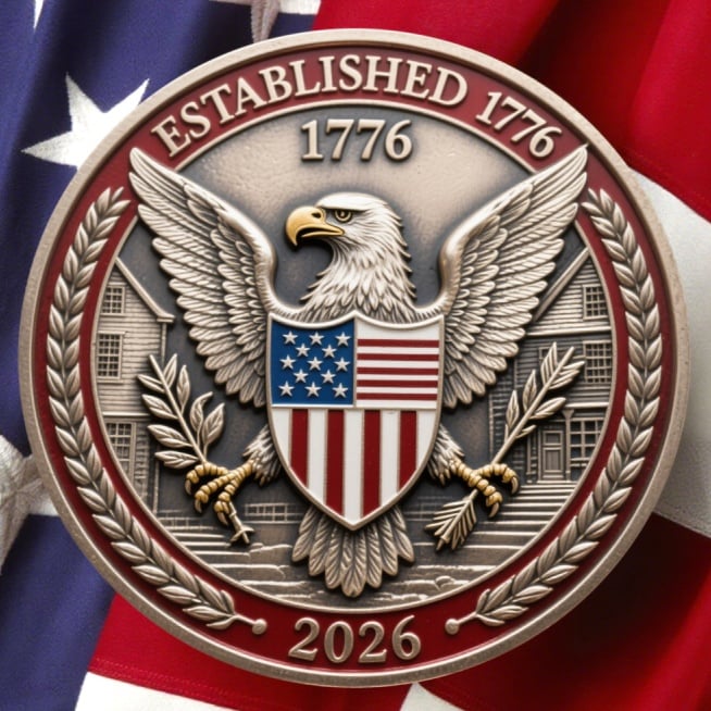 America 250th Anniversary Commemorative Coin