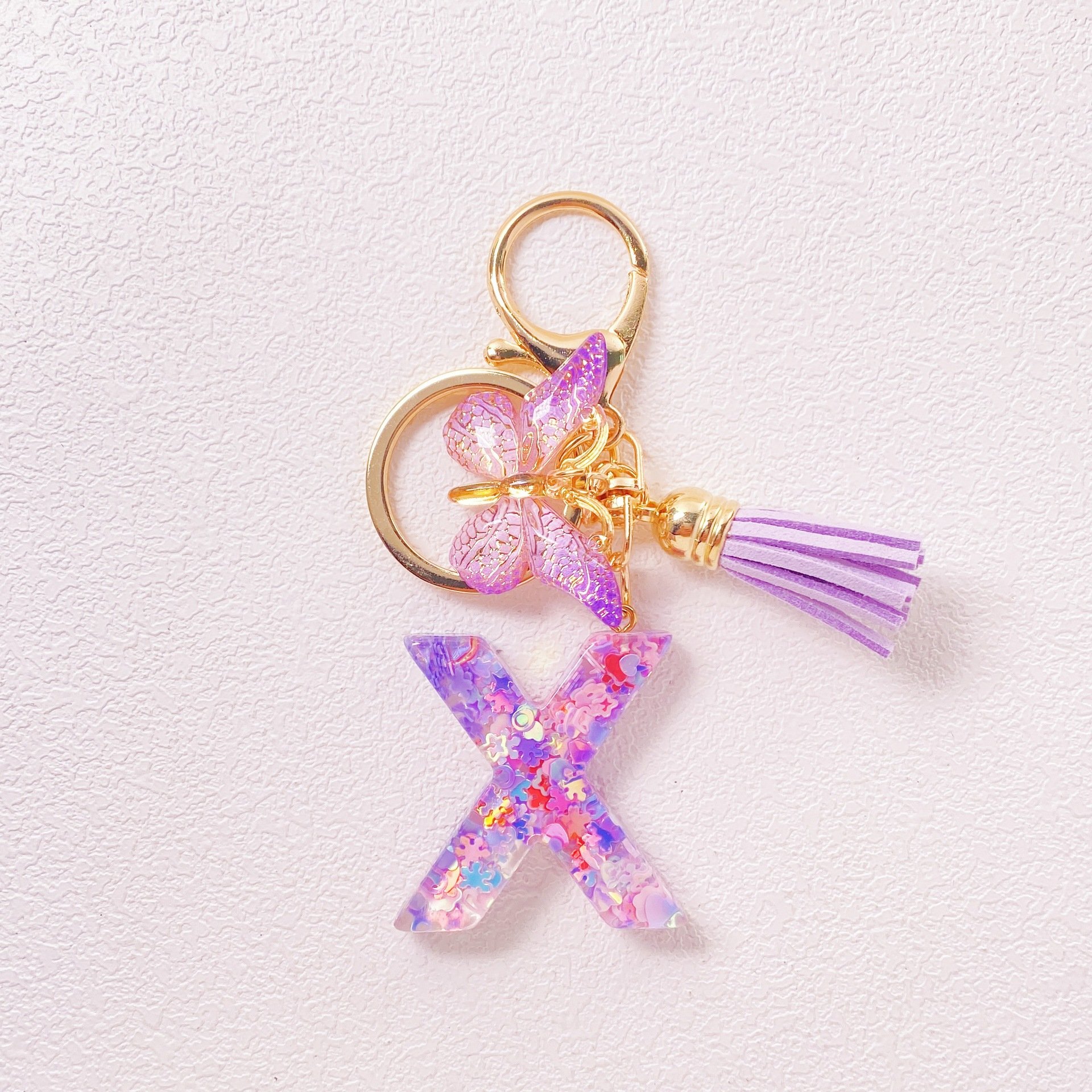 🎁TikTok Last Day Sale - 70% OFF🔥Initial Letter Keychains🦋