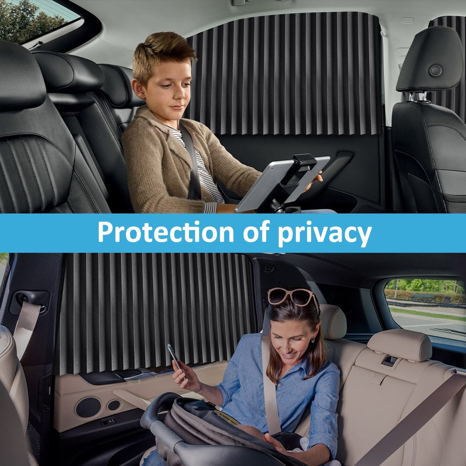 🔥Last Day Promotion 50% OFF - Universal Fit Magnetic Car Side Window Privacy Sunshade