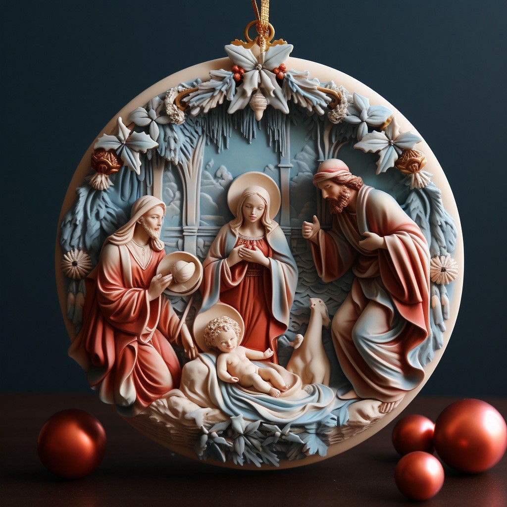 (🌲Early Christmas Sale- 50% OFF) Nativity Christmas ornament