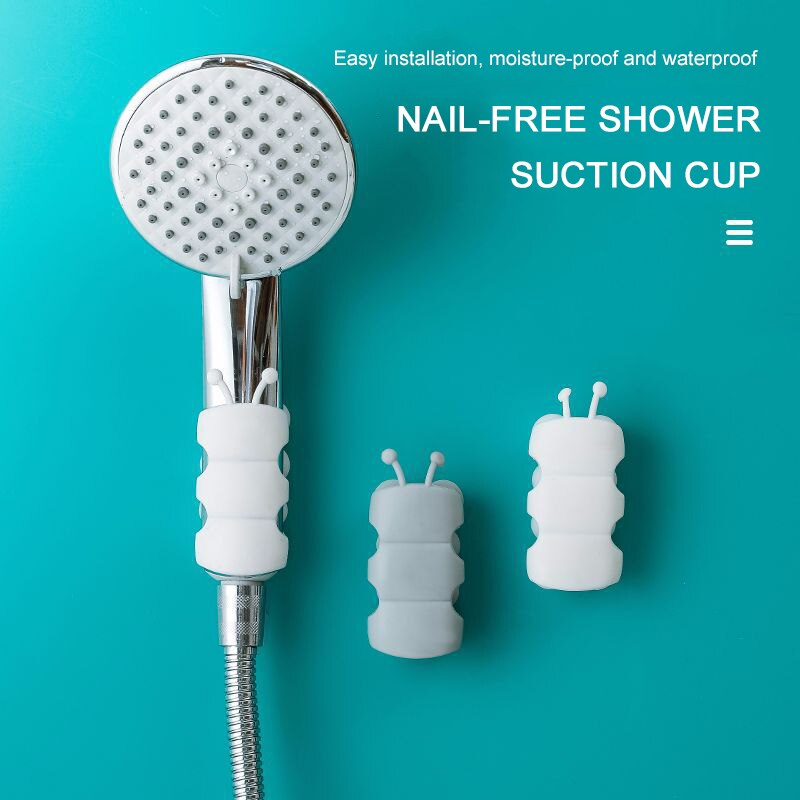 (🎄CHRISTMAS SALE NOW-48% OFF) Removable Silicone Shower Head Holder(BUY 5 GET 2 FREE&FREE SHIPPING)