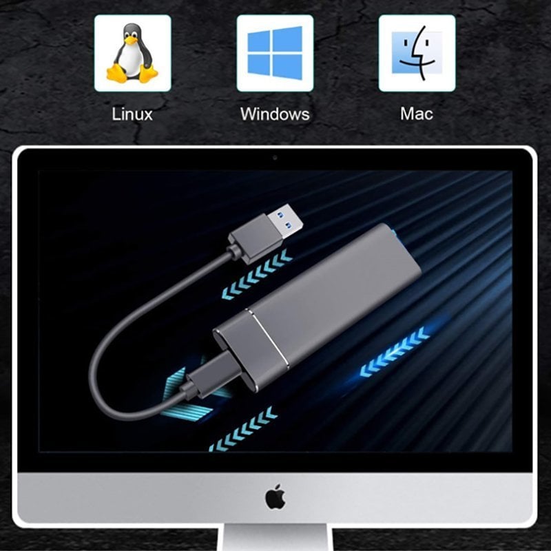 Ultra-high-speed external SSD-portable laptop desktop large-capacity mobile solid state drive