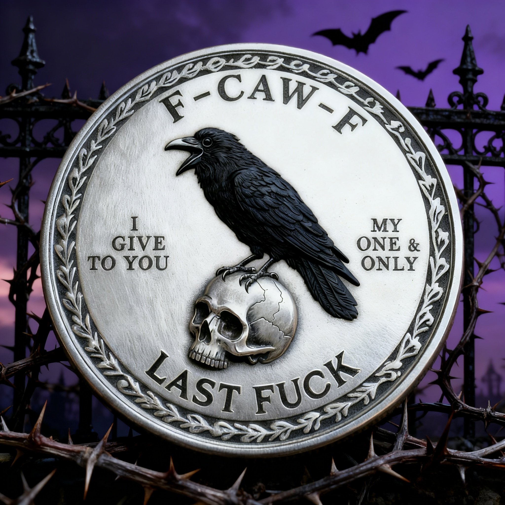 🔥Last Day 50% OFF🔥F-CAW-F Witchy Raven Coin