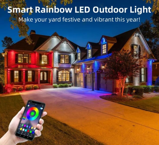 🎄Black Friday Buy 3 Get 1 Free-💡Smart Rainbow LED Permanent Outdoor Light