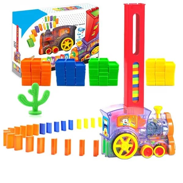 🌲EARLY CHRISTMAS SALE - 50% OFF🔥Dominoes Automatic Domino Train Educational Toy