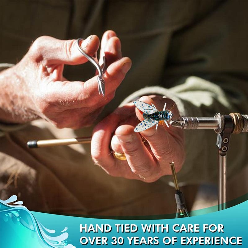 🔥Last Day Clearance Sale 60% OFF🔥Simulated Flies Fishing Attractor Bait Hook