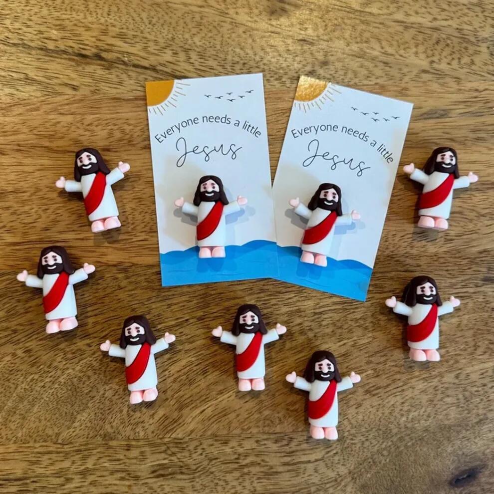 TikTok Last Day Promotion -60% OFF🎉Mini Jesus Figurine-Religious Gift for Kids and Adults🙏