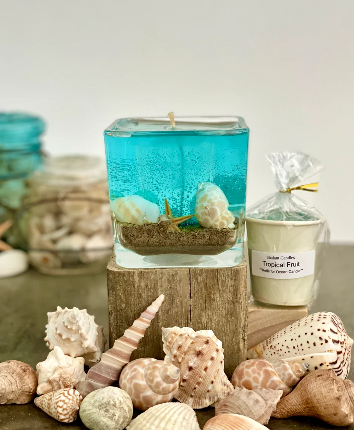 Oceanic Sea Cube Gel Candle