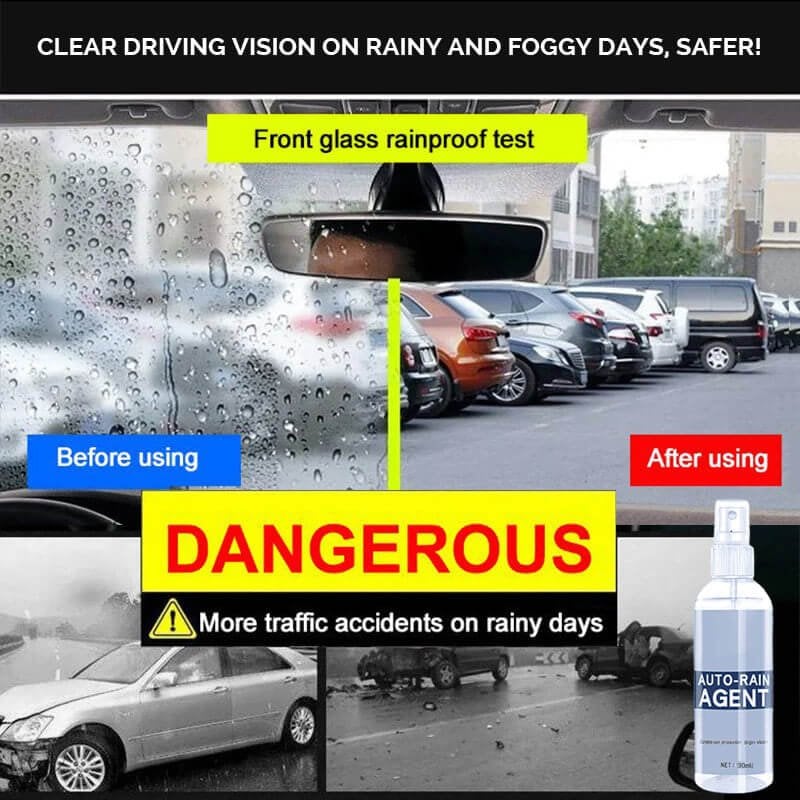 🔥Last Day Promotion - 62% OFF🔥Car Glass Anti-fog Rainproof Agent(🌈🌈BUY MORE SAVE MORE)