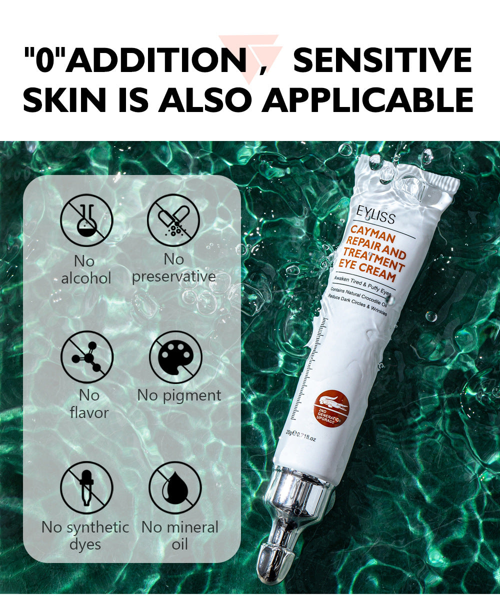 🔥2023 HOT SLAE🎁-Eyliss™ Crocodile Oil Anti-Aging Eye Cream