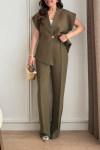 Women's V-neck Suit Commuter Suit