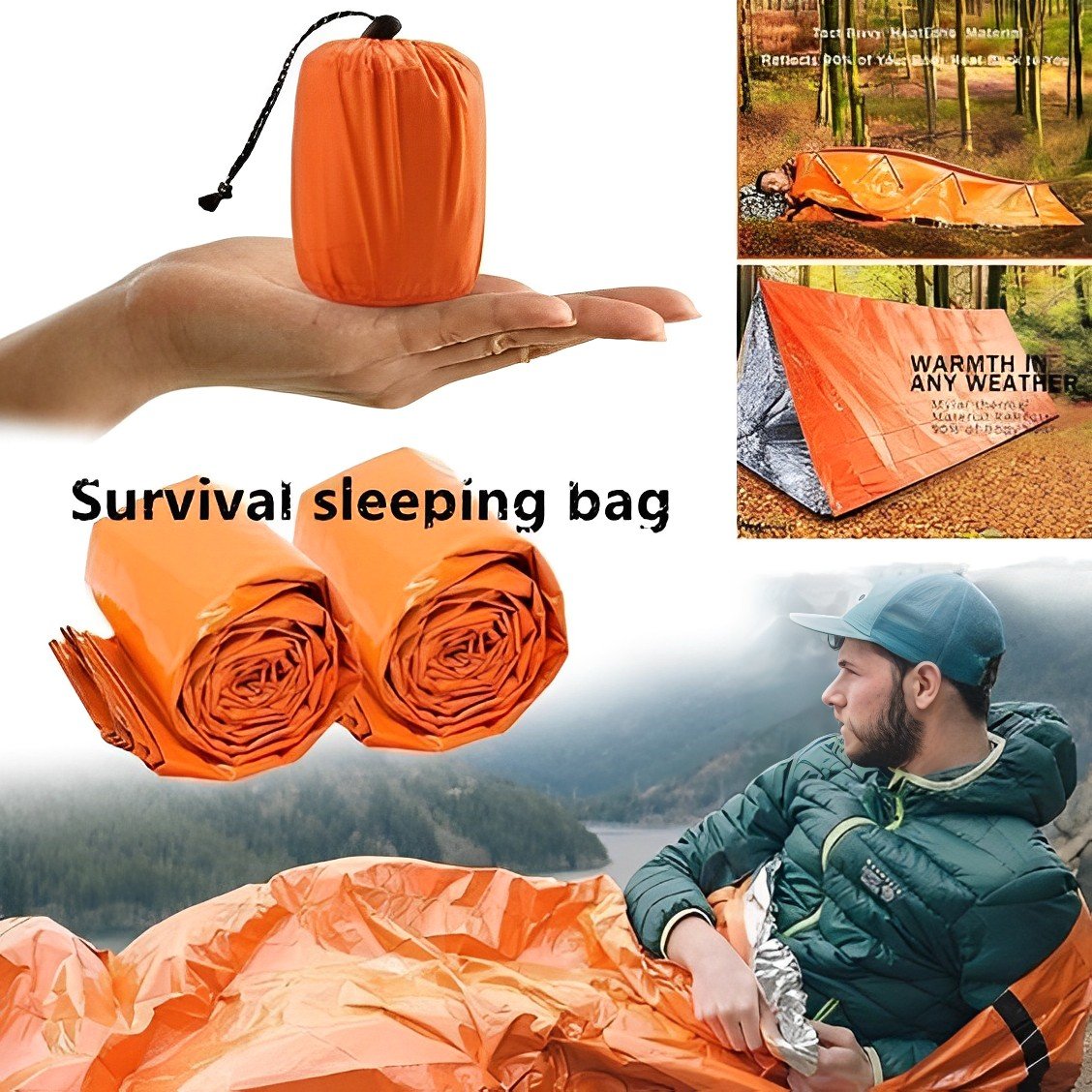 🔥Last Day Promotion 48% OFF-🎁-Emergency Waterproof Sleeping Bag