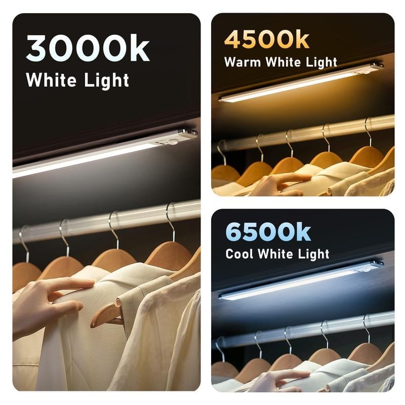 66LED Rechargeable Motion Sensor Under Cabinet Lights⚡Buy 2 Get Free Shipping