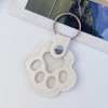 Last Day Promotion 70% OFF - 🐾Pet Paw Shaped Leather Keychain
