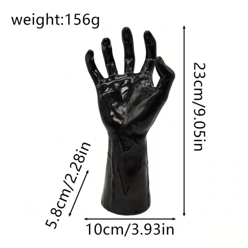 🎁TikTok Last Day Sale - 70% OFF🔥Life-Size Creepy Hands Wall Decor – 3-Piece Set with LED Candles for Gothic Halloween