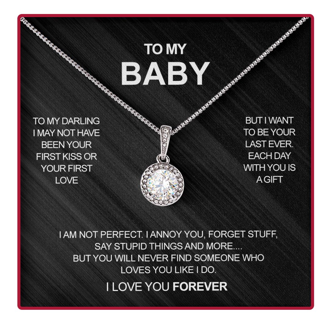 🎄Christmas Sale- 49% OFF💝Sterling Silver Necklace - With Real Rose - To My Baby