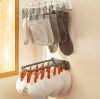 No-punch sock drying rack