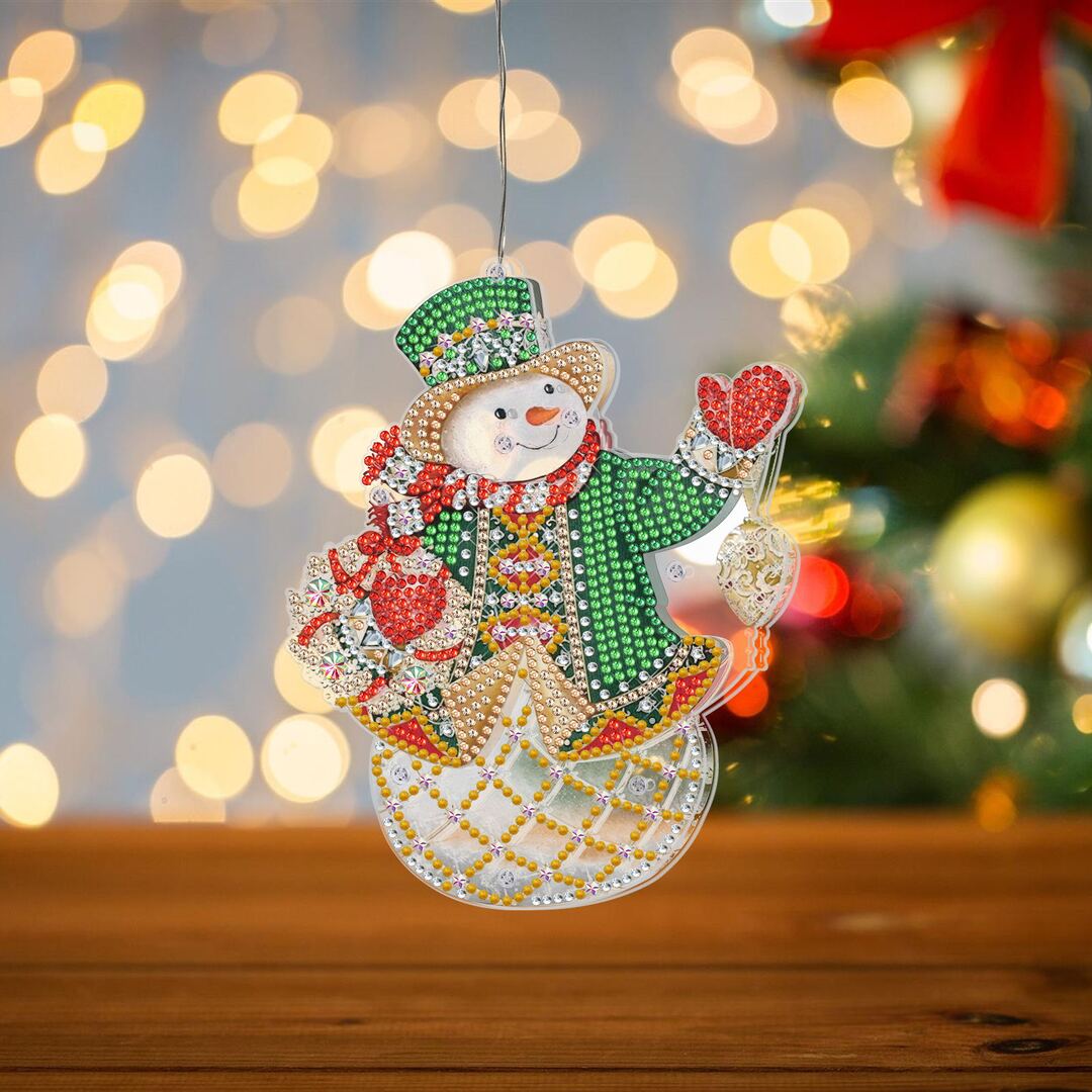 ✨Christmas Sale- Get 50% OFF🎁5D Diamond Painting Christmas Hanging Light