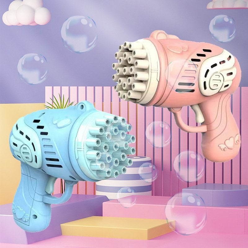 (🎅EARLY CHRISTMAS SALE - 48% OFF) 2022 New 23-hole Bubble Machine (Bubble Water Include)