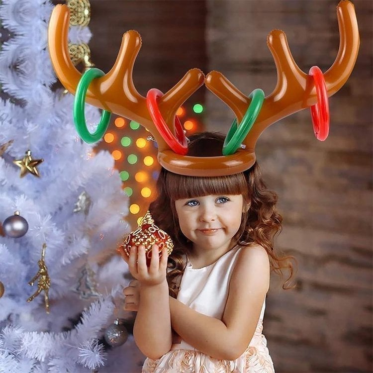 (🎄Christmas Hot Sale - 48% OFF) Christmas Reindeer Ring Toss Game, BUY 2 FREE SHIPPING