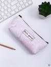 Slogan Print Pencil Case 1pc