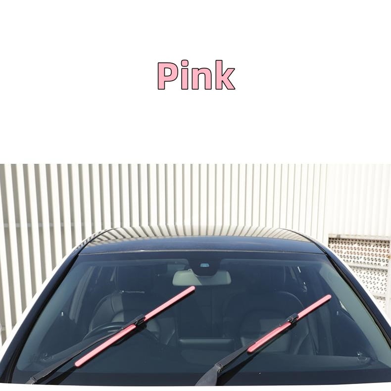 🔥Last Day Promotion 48% OFF-🎁-Colorful Boneless Silent Windshield Wipers - Clear Vision in Style!