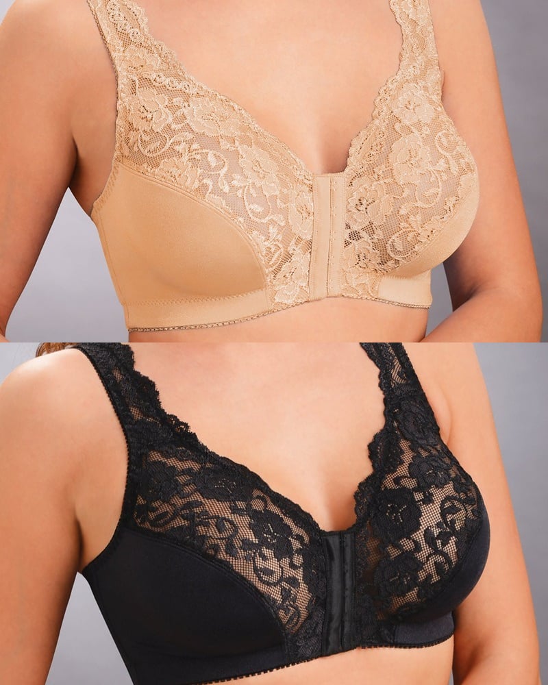 💖Front Hooks, Stretch-Lace, Super-Lift And Posture Correction – ALL IN ONE BRA!