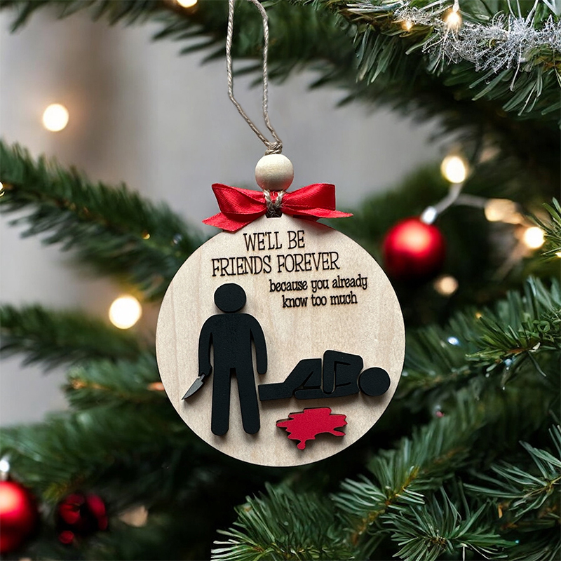 🤣Funny Friend Christmas Ornament