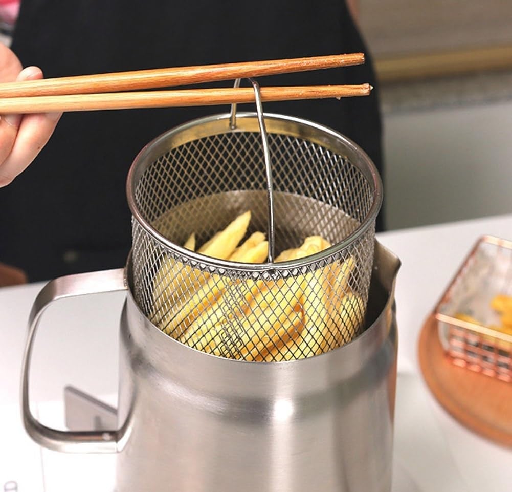 🎁TikTok Last Day Sale - 70% OFF🎉2-in-1 304 Stainless Steel Multifunctional Oil Strainer Pot