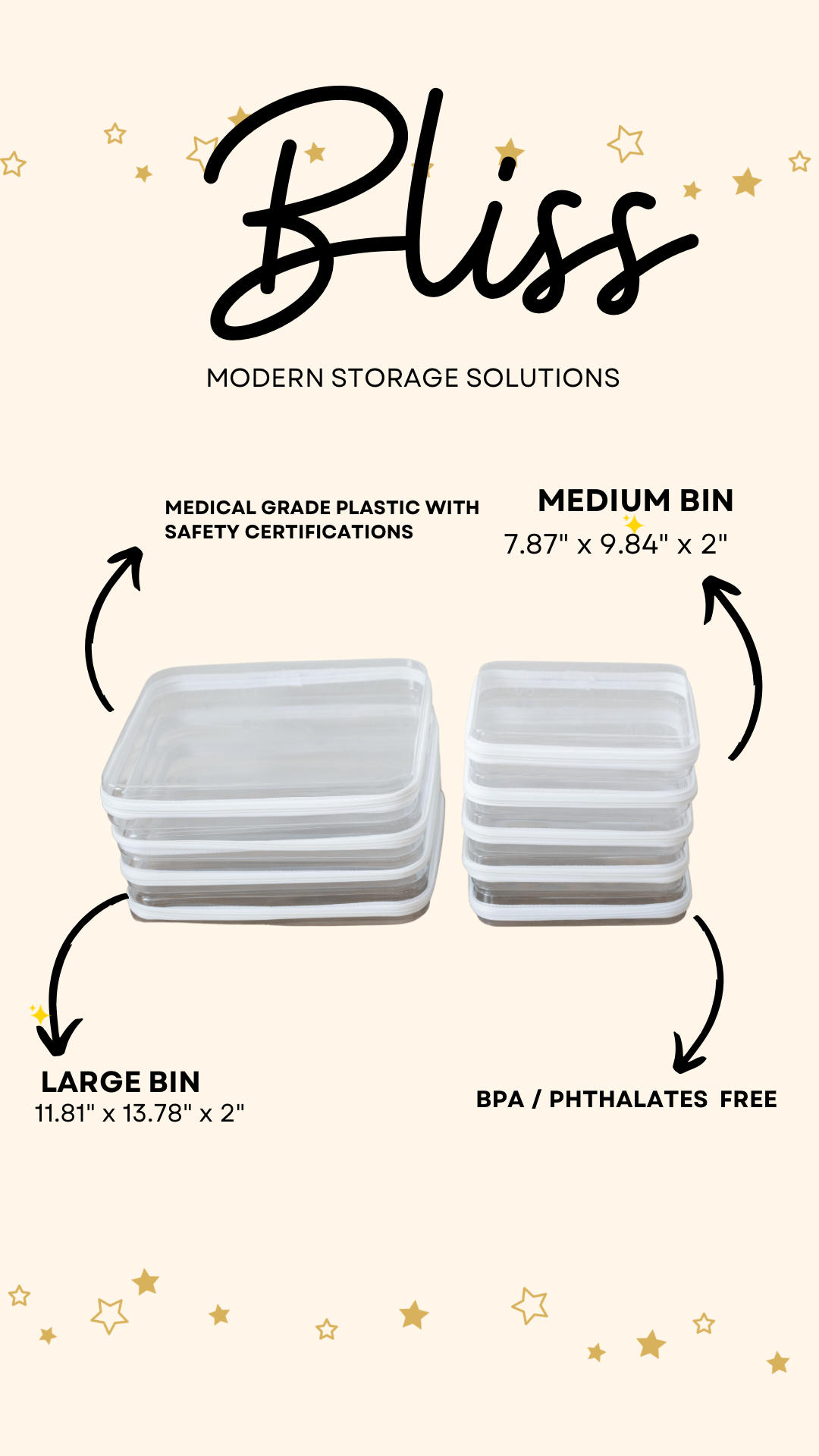 🔥Bliss Bins Zippered Hard Pouch & Buy 5 Get Extra 20% OFF