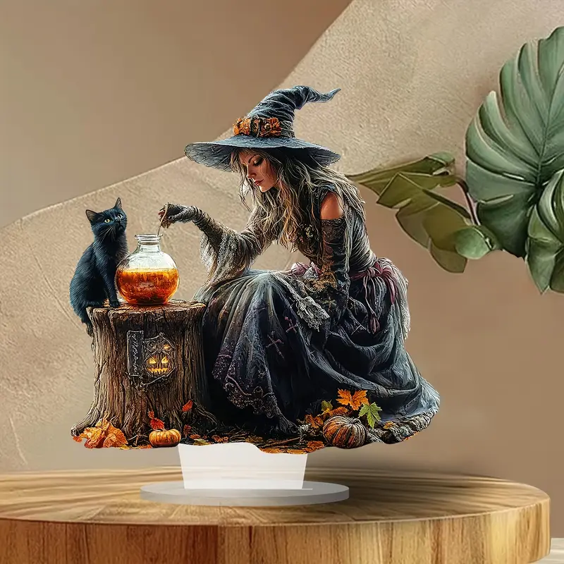 2D Witch Figurine