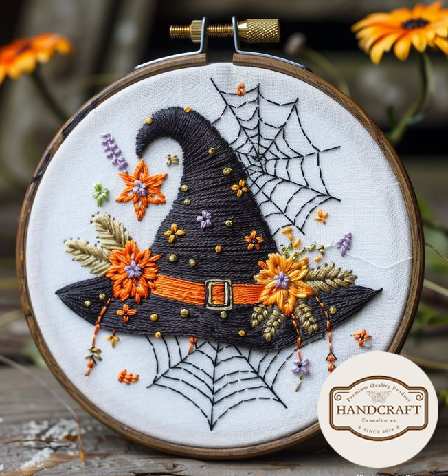 🔥Early Halloween Promotion !!! - Halloween Embroidery KIT [ Buy 2 save 15% ]