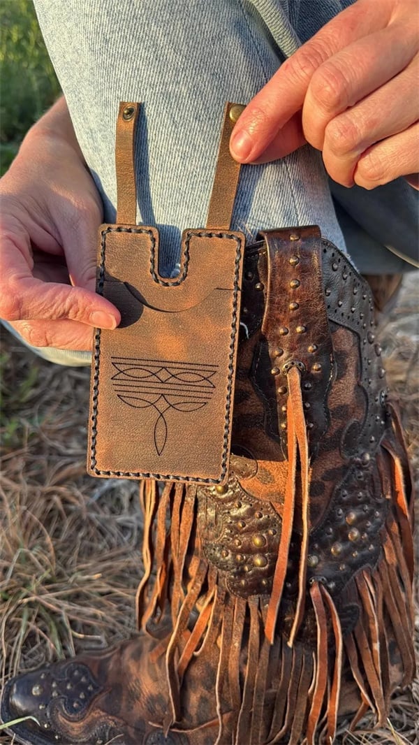 🎁TikTok Last Day Sale - 70% OFF🎉Western Boot Wallet with Snap Strap