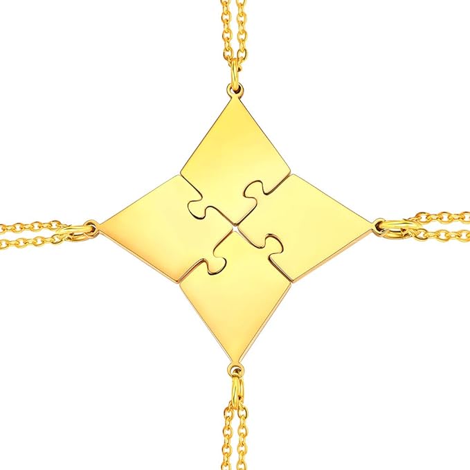 (🔥Last Day Promotion 50% OFF) Star Puzzle Friendship & Family Necklace - Buy 2 Get Extra 10% OFF & Free Shipping