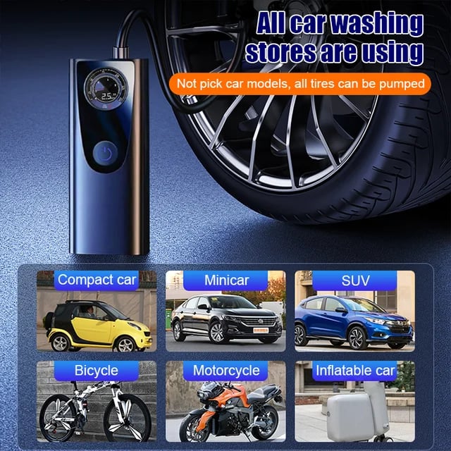 🎅Christmas Promotion 48% OFF-🎁-Portable high-power car air pump