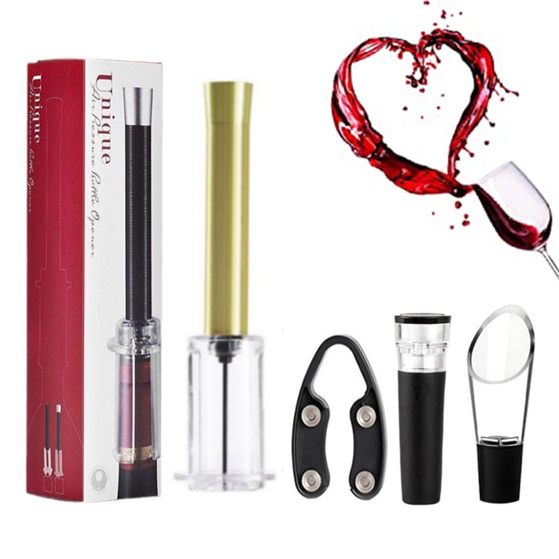 Black Friday Sale SAVE 69%🎄Air Pump Cork Remover Wine Bottle Opener Set