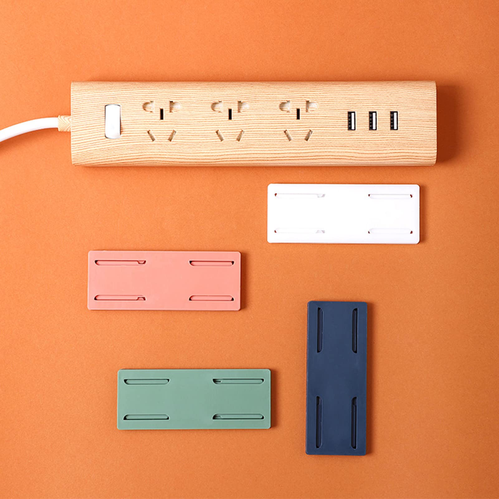 🔥LAST DAY 70% OFF-Self Adhesive Power Strip Holder-Buy 6 Get Extra 20% OFF