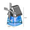 Windmill Solar Energy Rotating Aromatherapy Car Air Freshener