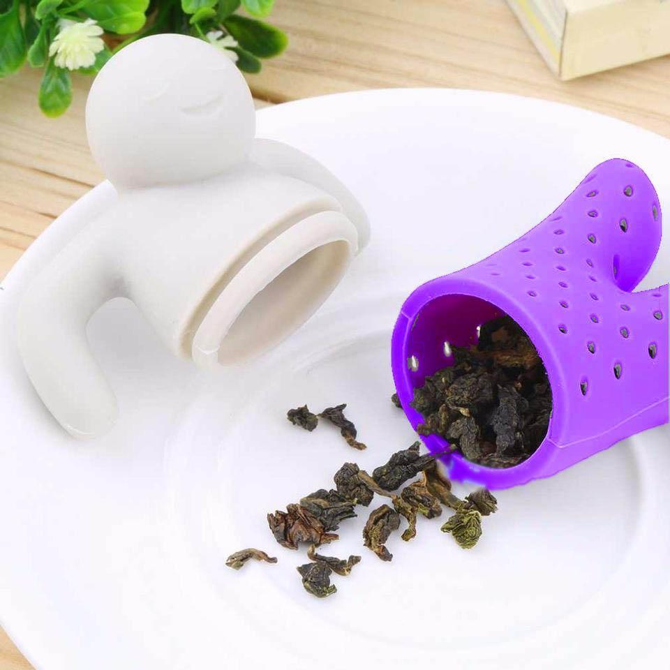 Silicone Little Man Tea Herb Infuser Strainer