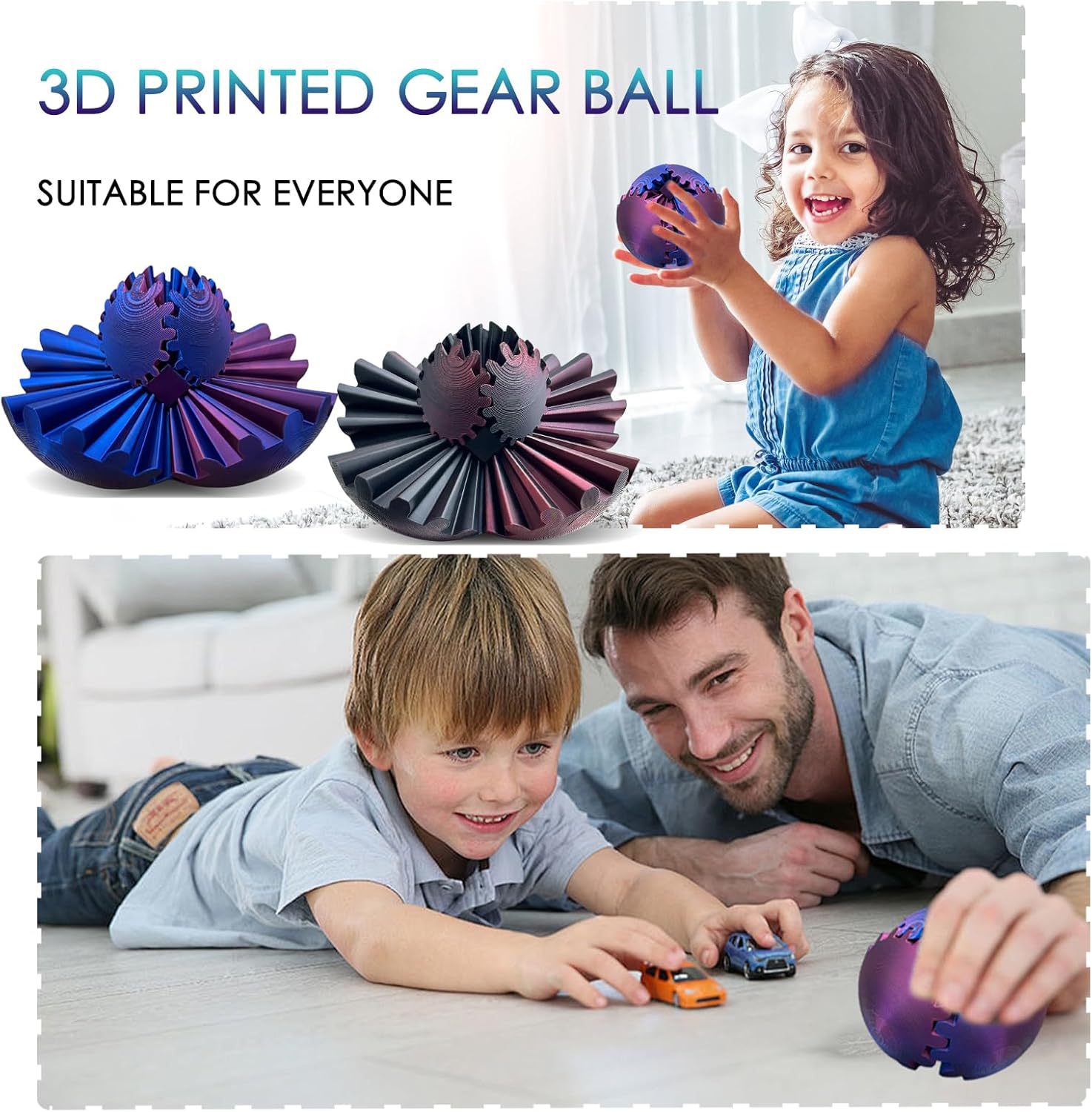 💥LAST DAY SALE 50% OFF💥3D Printed Gear Ball