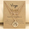 💝2024 V-Day Idear Gift♎12 Constellation Retro Necklace