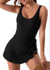 💥LAST DAY SALE 50% OFF💥One Piece Tummy Control Swimdress Swimsuits for Women